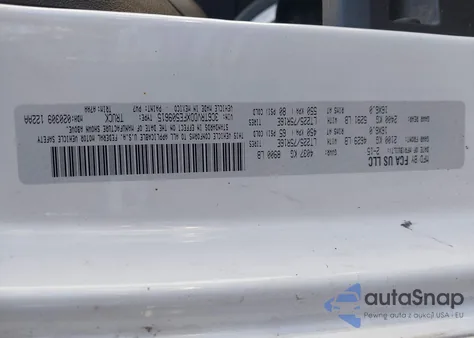 2015 Ram Promaster 2500 High Roof z USA, uszkodzony, nr VIN 3C6TRVDDXFE509615